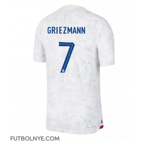 Camiseta Francia Antoine Griezmann #7 Visitante Equipación Mundial 2022 manga corta